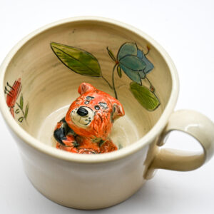 Vöröspandás bögre