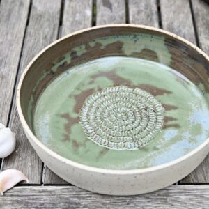 Nagy méretű fokhagymareszelő zöld örvény