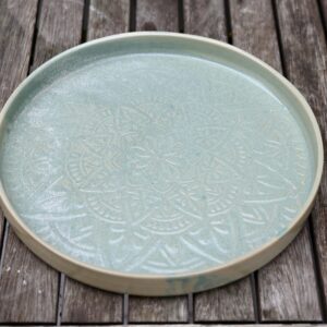 Pitesütő tál zöld